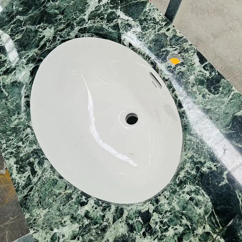 Verde Ramegiato Marble Vanity Top